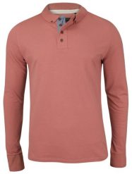 Bladoróżowa Koszulka Polo - Długi Rękaw, Longsleeve z Kołnierzykiem - Brave Soul, Męski. Czerwone bluzki z długim rękawem Brave Soul, m, bez wzorów, z bawełny, bez kołnierzyka, bez ramiączek. Za 79.00 zł.