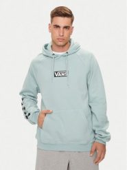 Vans Bluza Boxed VN000HP1 Niebieski Regular Fit. Niebieskie bluzy Vans, m, bez wzorów, z syntetyku, bez kaptura. Za 209.99 zł.