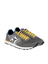 Gas Sneakersy "Parris MIX2" | GAM223218 | Parris MIX2 | Mężczyzna | Szary. Szare buty sportowe casual Gas, bez wzorów, ze skóry ekologicznej, bez zapięcia. W wyprzedaży za 199.00 zł.