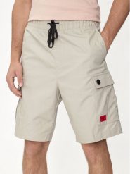 Hugo Szorty materiałowe Garlio242 50510594 Szary Regular Fit. Szare szorty Hugo, m, bez wzorów, z bawełny. Za 289.99 zł.