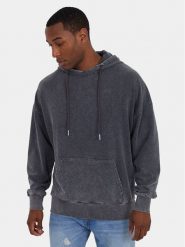 Brave Soul Bluza MSS-627RYLANDS Szary Straight Fit. Szare bluzy Brave Soul, m, bez wzorów, z bawełny, bez kaptura. Za 59.99 zł.