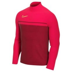 Męska Koszulka Academy 21 DriFIT Quarter Zip Drill Top. Czerwone bluzy Nike, m, bez wzorów, bez kaptura. Za 168.99 zł.