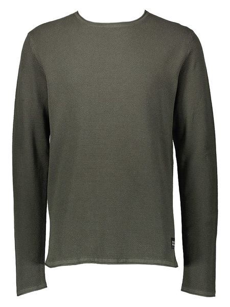 Urban Surface Sweter w kolorze khaki rozmiar: L. Brązowe swetry nierozpinane Urban Surface, l, bez wzorów, z bawełny, bez kołnierzyka, bez ramiączek. Za 109.26 zł.