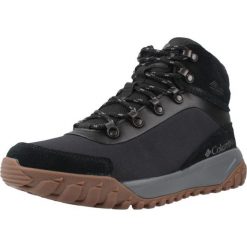 Buty COLUMBIA BURNSIDER WATERPROOF Czarny. Czarne buty turystyczne Columbia, bez wzorów, ze skóry, bez zapięcia, trekkingowe. Za 479.99 zł.