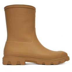Kalosze Hunter. Brązowe śniegowce Hunter, bez zapięcia. Za 369.99 zł.