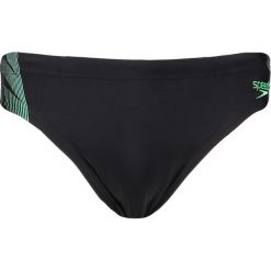 Kąpielówki "Placem" w kolorze czarno-zielonym. Kąpielówki marki Speedo. W wyprzedaży za 81.95 zł.