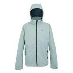 Kurtka wodoodporna Regatta Oakhowe. Niebieskie kurtki Regatta, m, bez wzorów, z tkaniny, bez kaptura. W wyprzedaży za 347.00 zł.