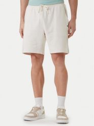 Tommy Hilfiger Szorty materiałowe Essential MW0MW37240 Écru Regular Fit. Szorty Tommy Hilfiger, m, bez wzorów, z bawełny. Za 329.99 zł.