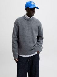 Jack & Jones Sweter w kolorze szarym rozmiar: XXL. Szare swetry nierozpinane Jack & Jones, xxl, bez wzorów, bez kołnierzyka, bez ramiączek. Za 161.73 zł.