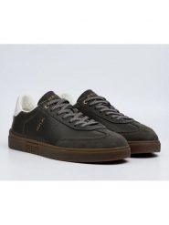 Replay Skórzane sneakersy w kolorze brązowo-kremowym rozmiar: 43. Brązowe buty sportowe casual Replay, bez wzorów, bez zapięcia. Za 252.94 zł.