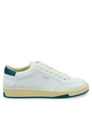 Gant Sneakersy 30631901 Biały. Białe buty sportowe casual GANT, bez wzorów, ze skóry, bez zapięcia. Za 289.99 zł.