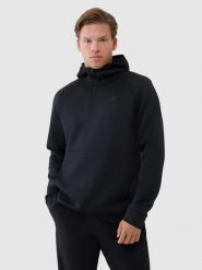 BLUZA MĘSKA 4F TRENINGOWA SZYBKOSCHNĄCA XXL TFSWM457 KOLOR CZARNY. Czarne bluzy bez kaptura 4F, l, bez wzorów, z bawełny, bez kaptura. Za 166.05 zł.