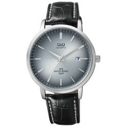 Zegarek Q&Q Męski Klasyczny QZ06-312 z datownikiem szary. Zegarki marki Q&Q. Za 139.00 zł.