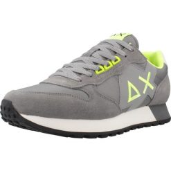Buty SUN68 JAKI FLUO Szary. Szare buty trekkingowe SUN68, bez wzorów, ze skóry, bez zapięcia, trekkingowe. Za 275.99 zł.