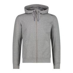 Bluza męska turystyczna CMP 32D8077M. Szare bluzy z kapturem CMP, m, bez wzorów, z kapturem. Za 134.99 zł.