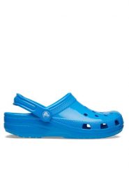 Crocs Klapki Classic Neon Hl Clog 209683 Niebieski. Niebieskie klapki Crocs, z tworzywa sztucznego. Za 159.99 zł.