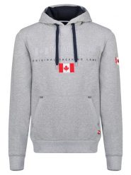 Canadian Peak Bluza "Gasikeak" w kolorze jasnoszarym rozmiar: XXL. Szare bluzy Canadian Peak, xxl, bez wzorów, z kapturem. Za 86.99 zł.