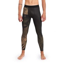 Legginsy treningowe męskie Venum Gorilla Jungle Spats. Brązowe legginsy długie sportowe VENUM, m, bez wzorów. Za 249.00 zł.