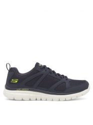 Skechers Sneakersy 8790117 NVLM Granatowy. Niebieskie buty sportowe casual Skechers, bez wzorów, z materiału, bez zapięcia. Za 249.99 zł.