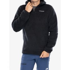 Bluza z zamkiem męska Columbia Rugged Ridge III Sherpa Pullover Hoodie. Czarne bluzy Columbia, m, bez wzorów, bez kaptura. W wyprzedaży za 313.95 zł.
