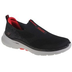 Buty sportowe Sneakersy męskie, Skechers Go Walk 6. Brązowe buty sportowe casual Skechers, bez wzorów, bez zapięcia. Za 465.35 zł.