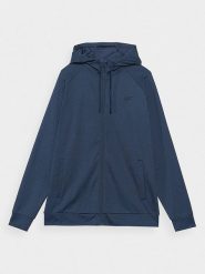 4F Kurtka sportowa w kolorze granatowym rozmiar: M. Niebieskie kurtki outdoor i hardshell 4F, m, bez wzorów, z materiału, bez kaptura, outdoorowe. Za 79.03 zł.