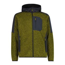 Polar z kapturem na zamek CMP Tech. Zielone bluzy z polaru CMP, bez wzorów, z polaru, z kapturem. Za 349.40 zł.