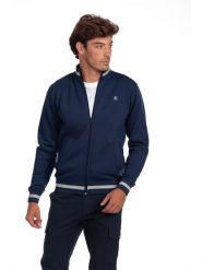 The Time of Bocha Bluza w kolorze granatowym rozmiar: XXL. Niebieskie bluzy The Time of Bocha, xxl, bez wzorów, z bawełny, bez kaptura. Za 122.38 zł.