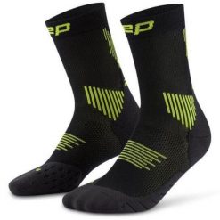Męskie krótkie skarpety kompresyjne sportowe Core Run do połowy łydki CEP. Niebieskie odzież kompresyjna CEP, l, bez wzorów, z elastanu, do biegania. Za 79.00 zł.