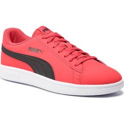 Sneakersy PUMA - Smash V2 Buck 365160 13 High Risk Red/Black/White. Czerwone buty sportowe casual marki Puma, z materiału. Za 219.00 zł.