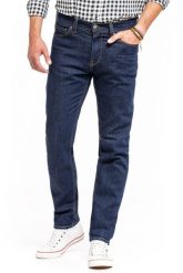 MUSTANG VEGAS MĘSKIE SPODNIE JEANSOWE DENIM BLUE 1014038 5000 940, W31 L30. Niebieskie spodnie materiałowe Mustang, na co dzień, l, bez wzorów, z bawełny, eleganckie, długie. Za 219.99 zł.