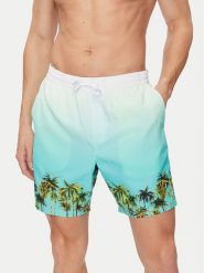 Guess Szorty kąpielowe F4GT18 WG2A2 Niebieski Regular Fit. Niebieskie kąpielówki Guess, m, z aplikacjami, z syntetyku. Za 339.99 zł.