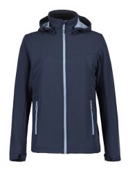 Icepeak Kurtka softshellowa "Brimfield" w kolorze błękitno-granatowym rozmiar: 46. Niebieskie kurtki outdoor i hardshell Icepeak, bez wzorów, bez kaptura. Za 187.52 zł.