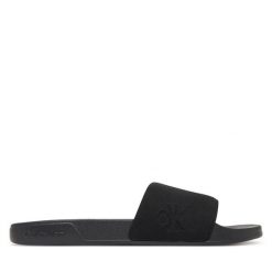 Klapki Calvin Klein. Czarne klapki CALVIN KLEIN. Za 169.99 zł.