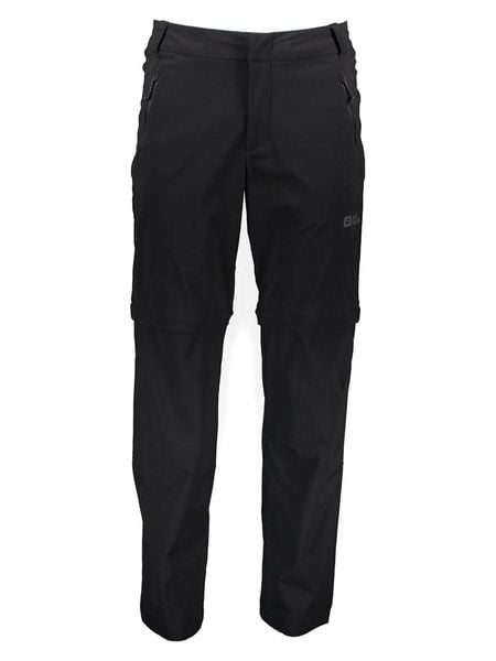 Jack Wolfskin Spodnie funkcyjne Zipp-Off "Glastal" w kolorze czarnym rozmiar: 58. Czarne spodnie treningowe długie Jack Wolfskin, bez wzorów, z materiału. Za 254.14 zł.