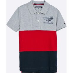Tommy Hilfiger - Polo dziecięce 128-176 cm. Koszulki polo marki Tommy Hilfiger, z nadrukiem, z bawełny, polo, z krótkim rękawem. W wyprzedaży za 199.90 zł.