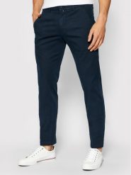 Marc O'Polo Chinosy B21 0108 10064 Granatowy Tapered Fit. Niebieskie eleganckie spodnie Marc O'Polo, m, z bawełny. Za 469.99 zł.
