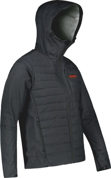 Kurtka rowerowa MTB męska Leatt Trail 3.0 V22. Czarne kurtki LEATT, m, bez wzorów, z materiału, z kapturem. Za 656.25 zł.