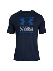 Under Armour Koszulka w kolorze granatowym rozmiar: XL. Niebieskie bezrękawniki Under Armour, xl, bez wzorów, bez kołnierzyka, bez ramiączek. Za 26.45 zł.