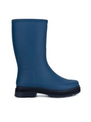 Hunter Kalosze HFM-001 Granatowy. Niebieskie śniegowce Hunter, z kauczuku, bez zapięcia. Za 349.99 zł.