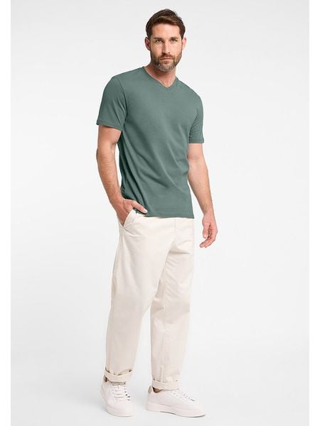 ELBSAND Koszulka "Kolja" w kolorze zielonym rozmiar: L. Zielone bezrękawniki ELBSAND, l, bez wzorów, bez kołnierzyka, bez ramiączek. Za 91.77 zł.