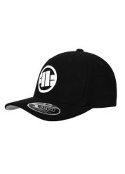 Czapka męska Pitbull Snapback Hybrid Logo. Czarne czapki z daszkiem PITBULL, bez wzorów, z bawełny. Za 149.99 zł.