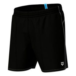 Męskie spodenki szorty na basen na plażę szybkoschnące Bywayx Arena. Czarne odzież kąpielowa Arena, m, bez wzorów, sportowe. Za 99.99 zł.