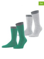 ESPRIT Skarpety (2 pary) w kolorze zielono-szarym rozmiar: 43-46. Szare skarpety Esprit, bez wzorów. Za 52.30 zł.