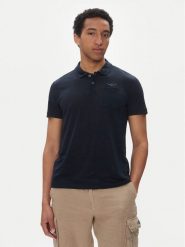 Aeronautica Militare Polo 251PO1855J679 Granatowy Regular Fit. Niebieskie koszulki polo Aeronautica Militare, m, bez wzorów, ze lnu, bez kołnierzyka, bez ramiączek. Za 409.99 zł.