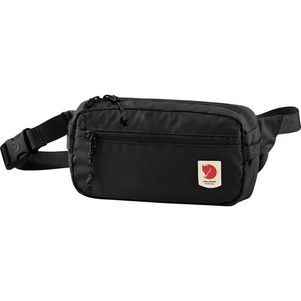 Saszetka Fjallraven High Coast Hip Pack - black. Czarne torby na ramię Fjällräven, bez wzorów, z poliamidu, na ramię, bez dodatków. Za 239.00 zł.