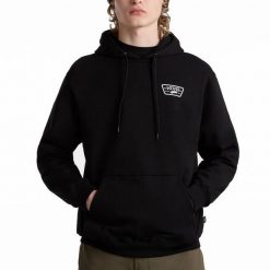 Bluza Mężczyzna Vans Full Patch czarny. Czarne bluzy Vans, m, bez wzorów, z tkaniny, bez kaptura. W wyprzedaży za 274.70 zł.
