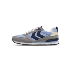 Sneakersy Hummel Monaco 86. Niebieskie buty sportowe casual Hummel, bez wzorów, z syntetyku, bez zapięcia. Za 286.50 zł.