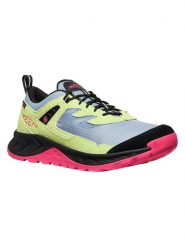 Keen Skórzane buty trekkingowe "Hightrail EXP" w kolorze limonkowo-błękitnym rozmiar: 46. Niebieskie buty trekkingowe Keen, bez wzorów, z materiału, bez zapięcia. Za 217.99 zł.