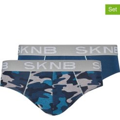 Slipy (2 pary) w kolorze granatowym. Slipki Skiny. W wyprzedaży za 42.95 zł.